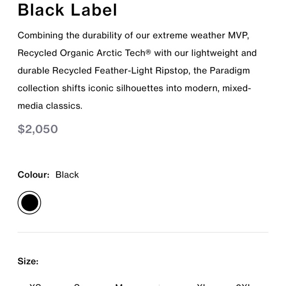 Canada Goose Paradigm Expedition Parka Black Label - Picture 5 of 9